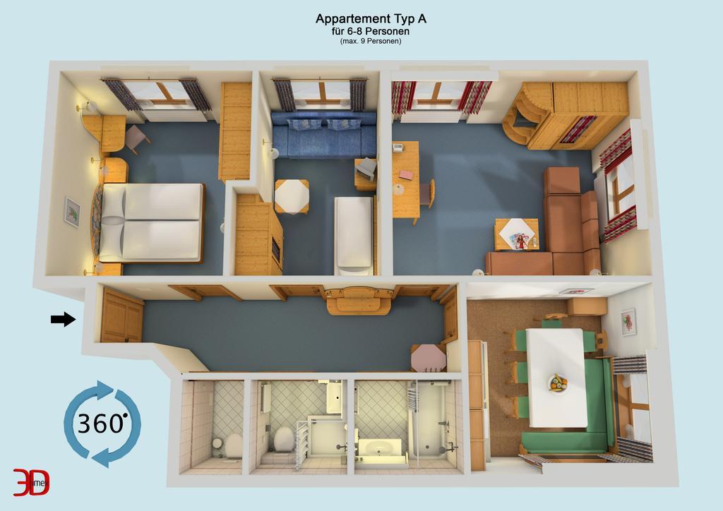 Haus Wallis Hotel Lech am Arlberg Ruang foto